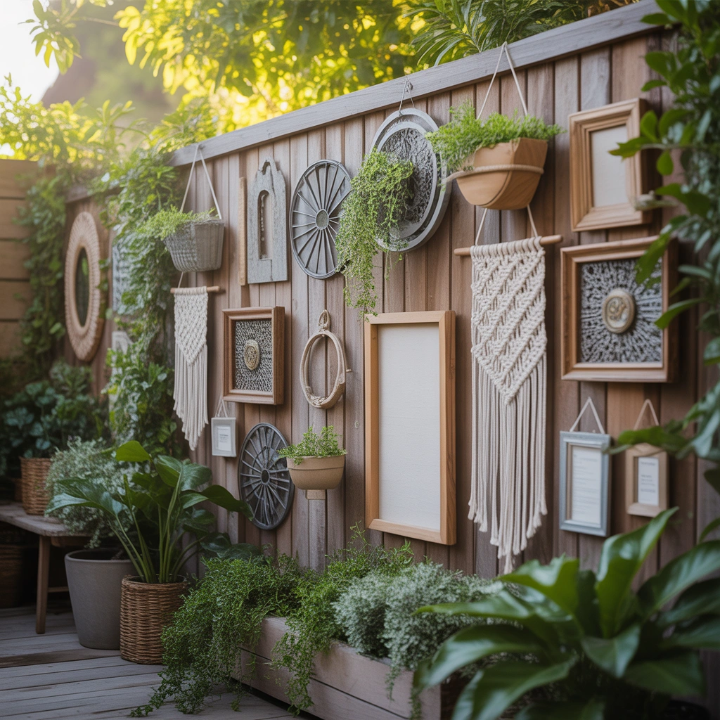 Create a Fence Gallery Wall