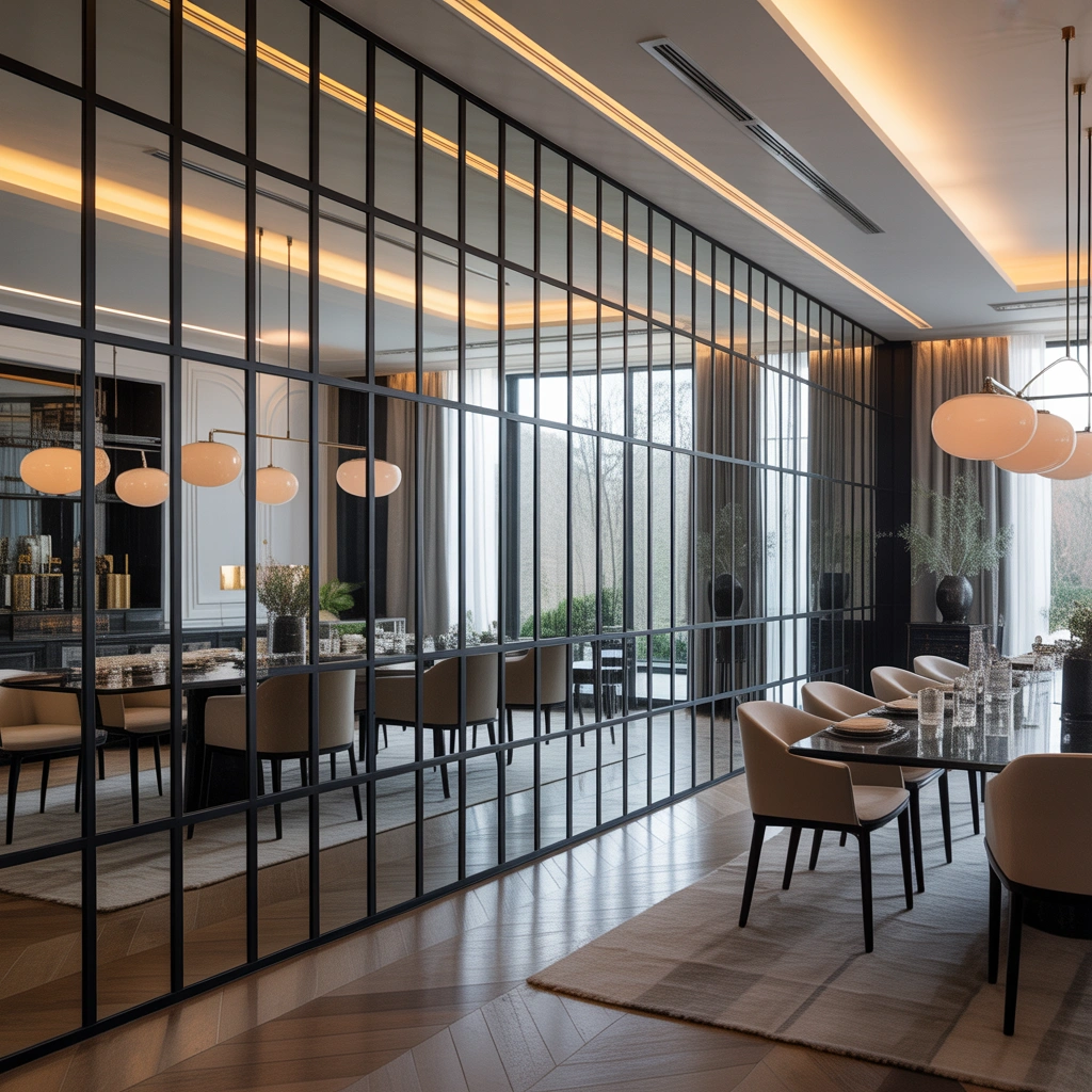 Create a Floor to Ceiling Mirror Effect
