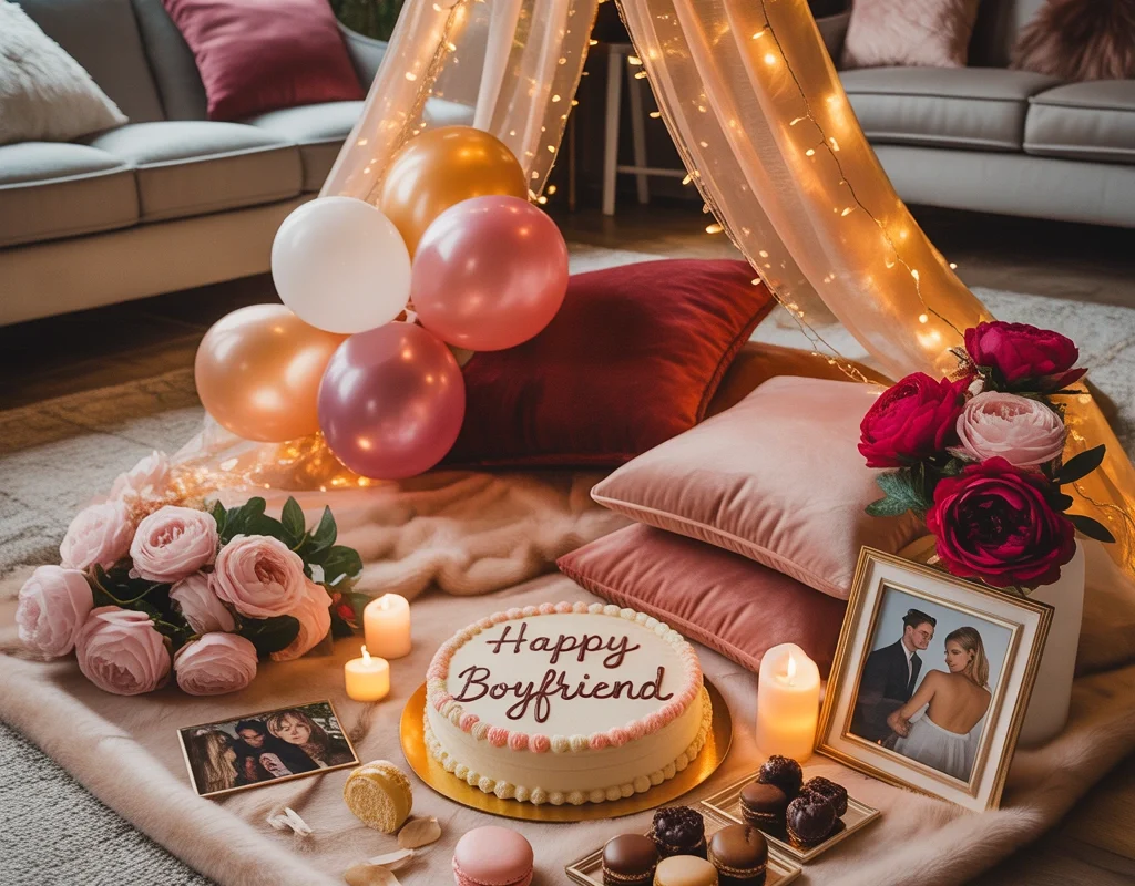 Create a Full Romantic Birthday Setup With a Surprise Picnic