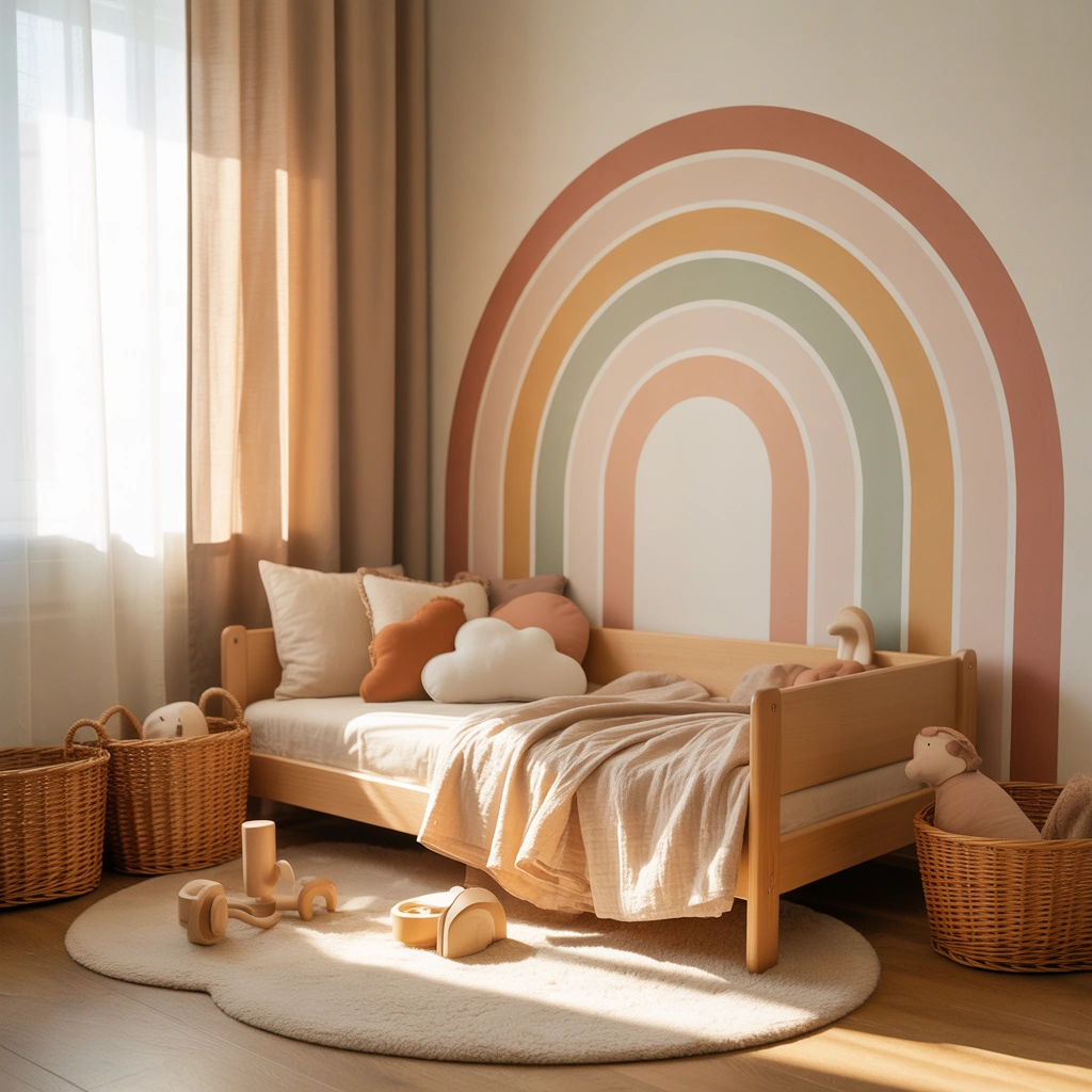 Create a Fun Rainbow Toddler Bedroom