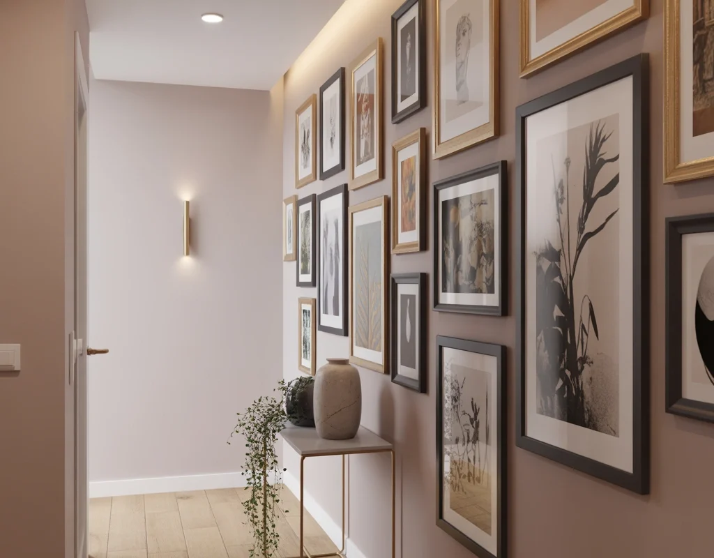 Create a Gallery Wall Along One Side