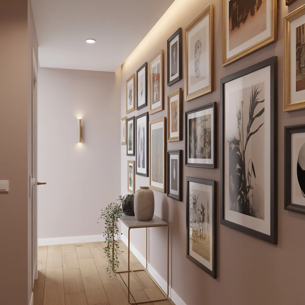 Create a Gallery Wall Along One Side