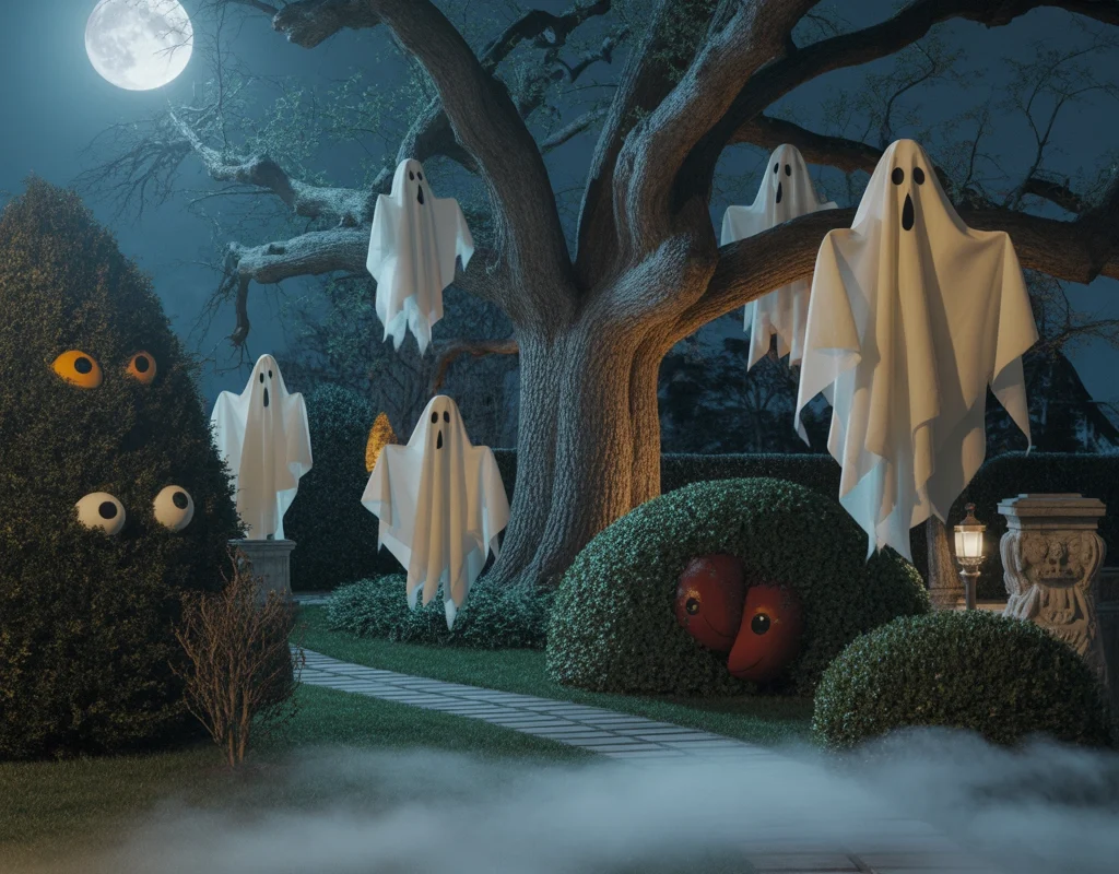 Create a Ghostly Tree Decoration