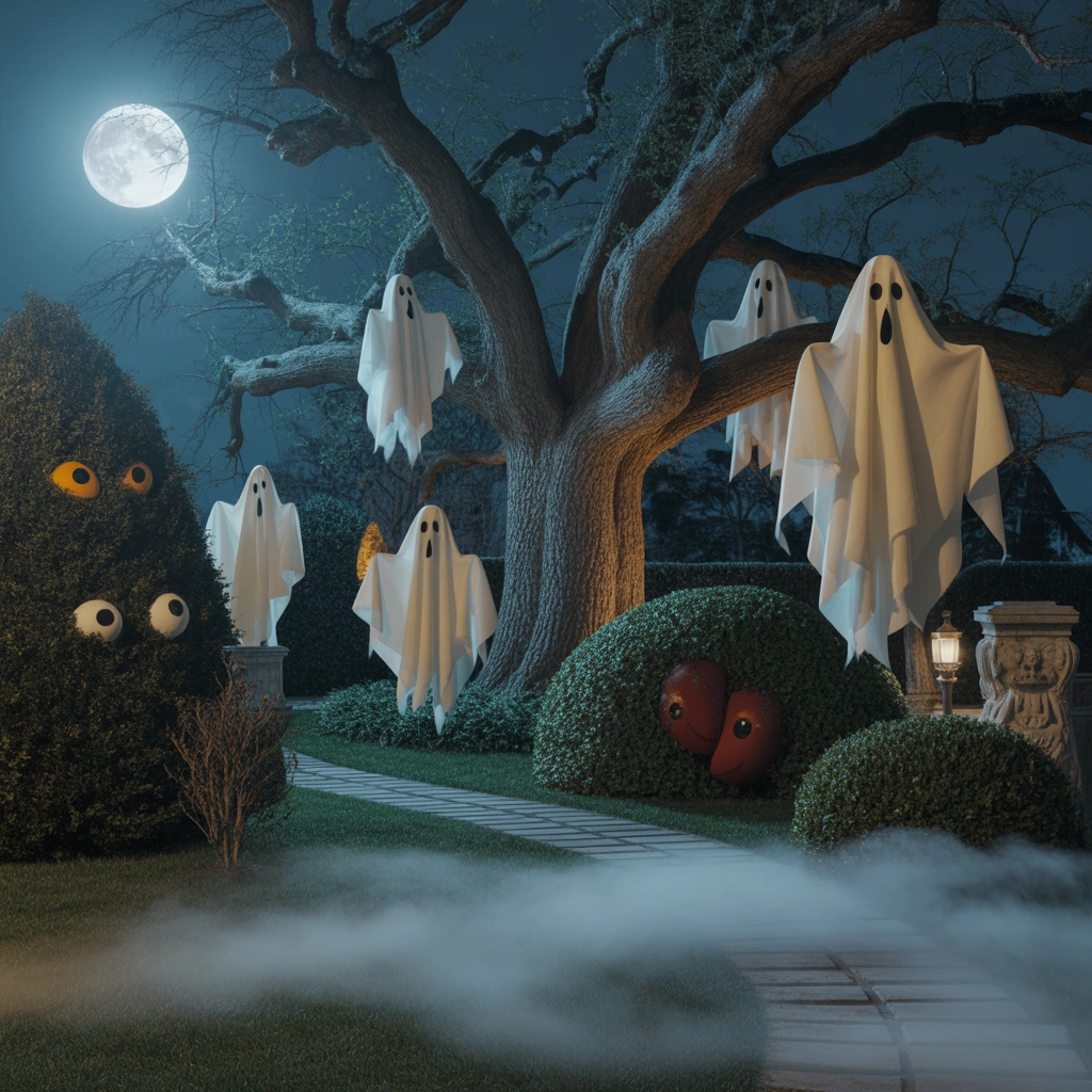 Create a Ghostly Tree Decoration