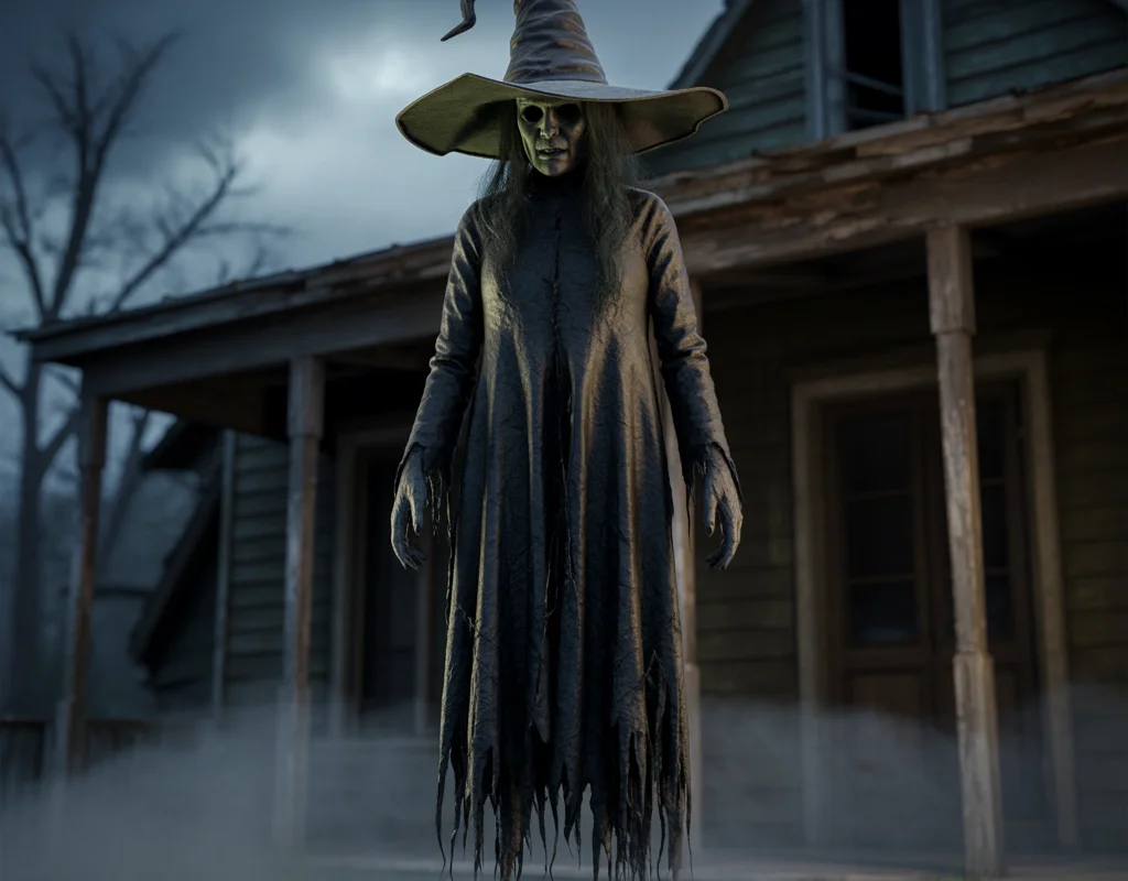 Create a Giant Floating Witch Display