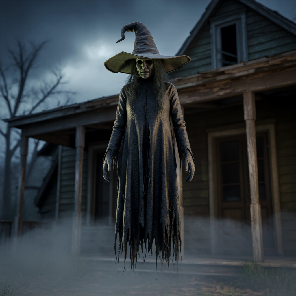 Create a Giant Floating Witch Display