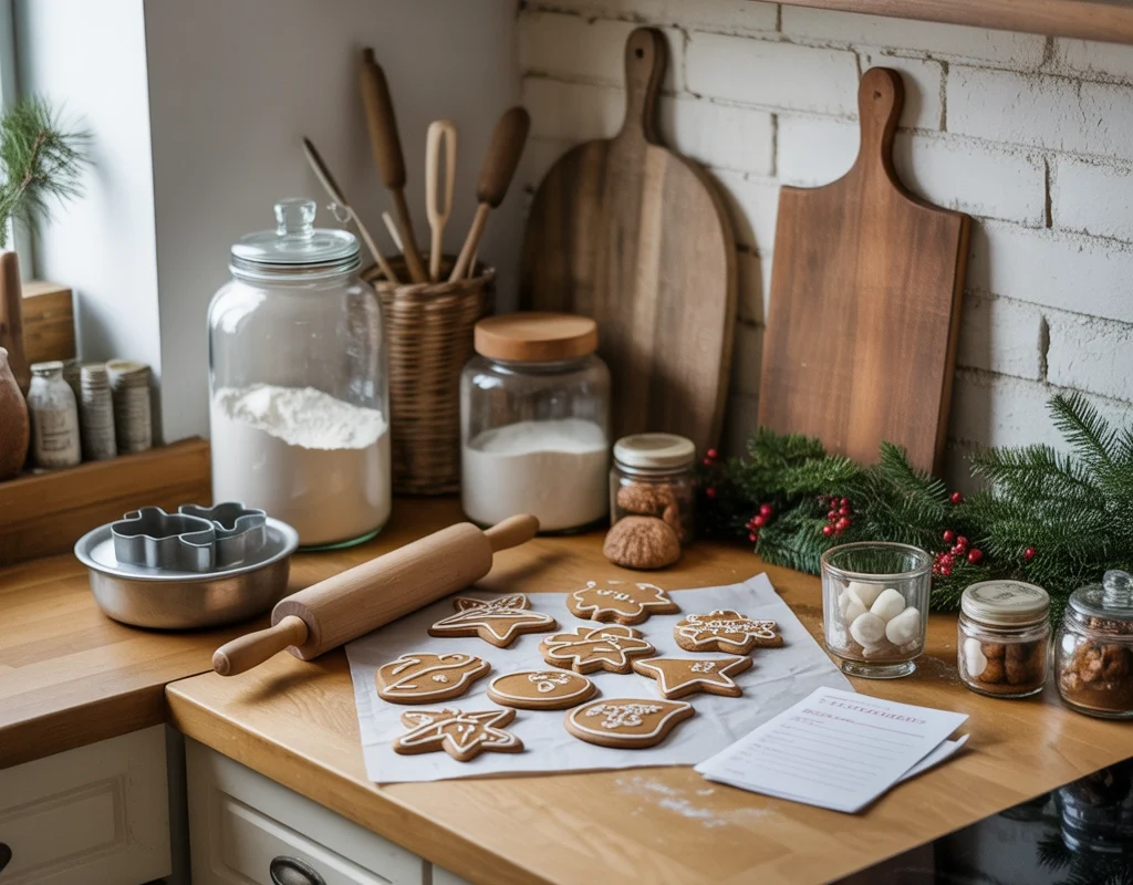 Create a Gingerbread Baking Corner