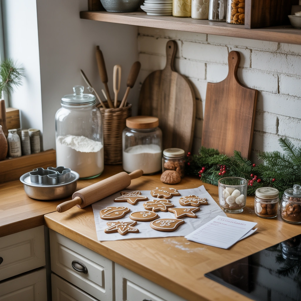 Create a Gingerbread Baking Corner
