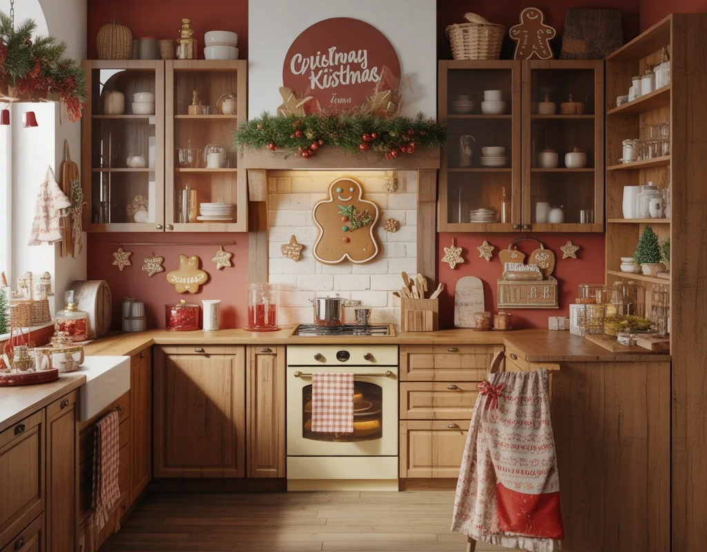 Create a Gingerbread Themed Kitchen Color Palette