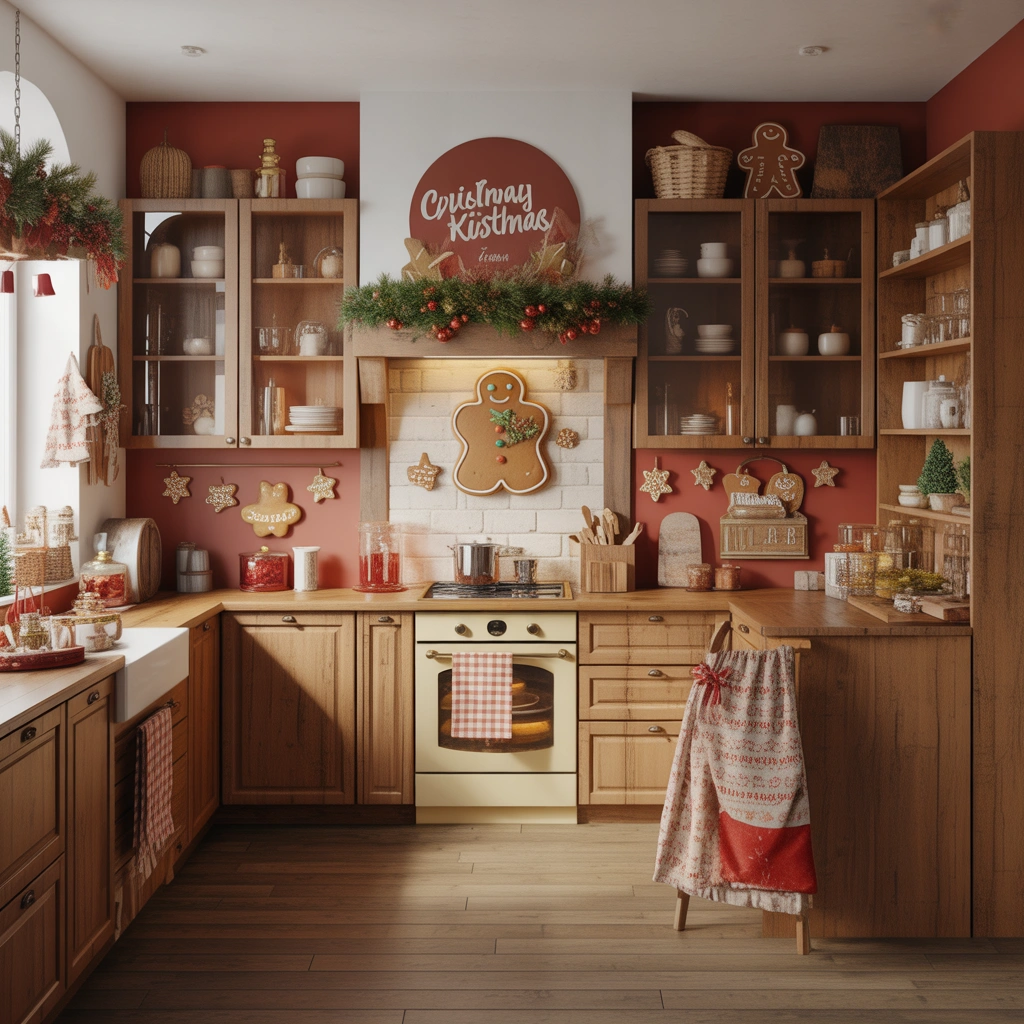 Create a Gingerbread Themed Kitchen Color Palette