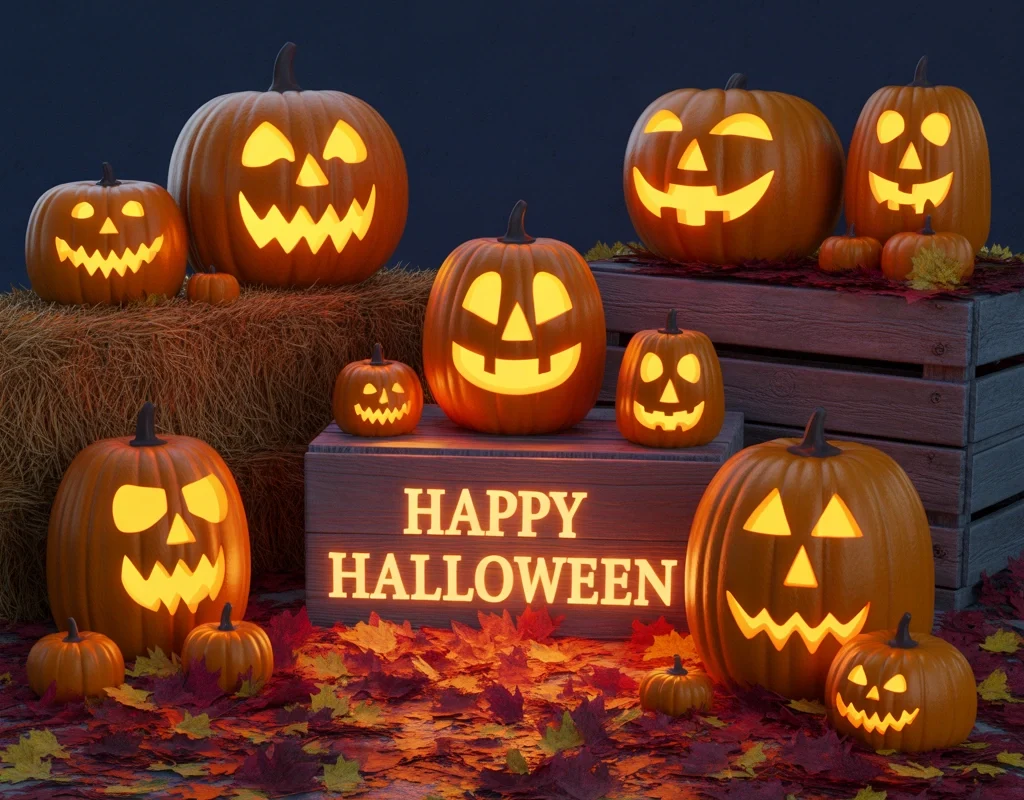 Create a Halloween Pumpkin Display