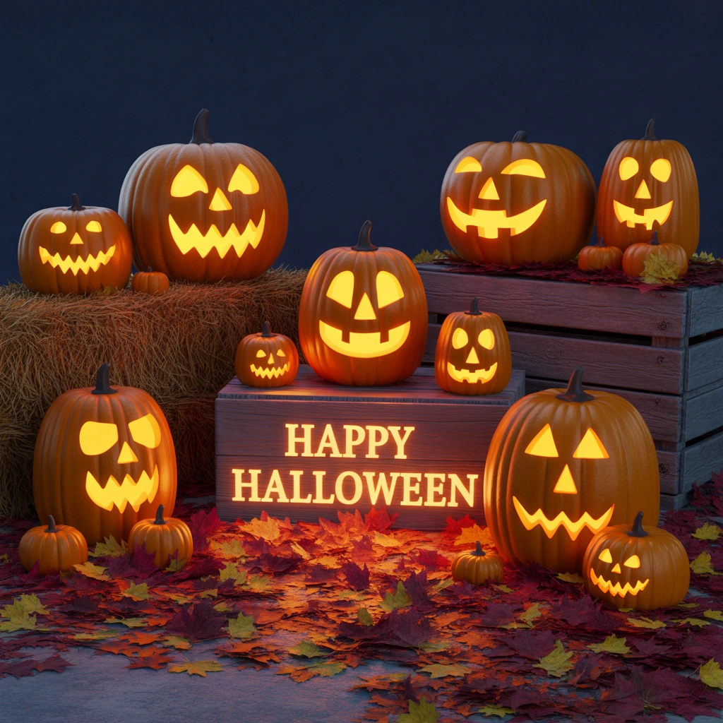Create a Halloween Pumpkin Display