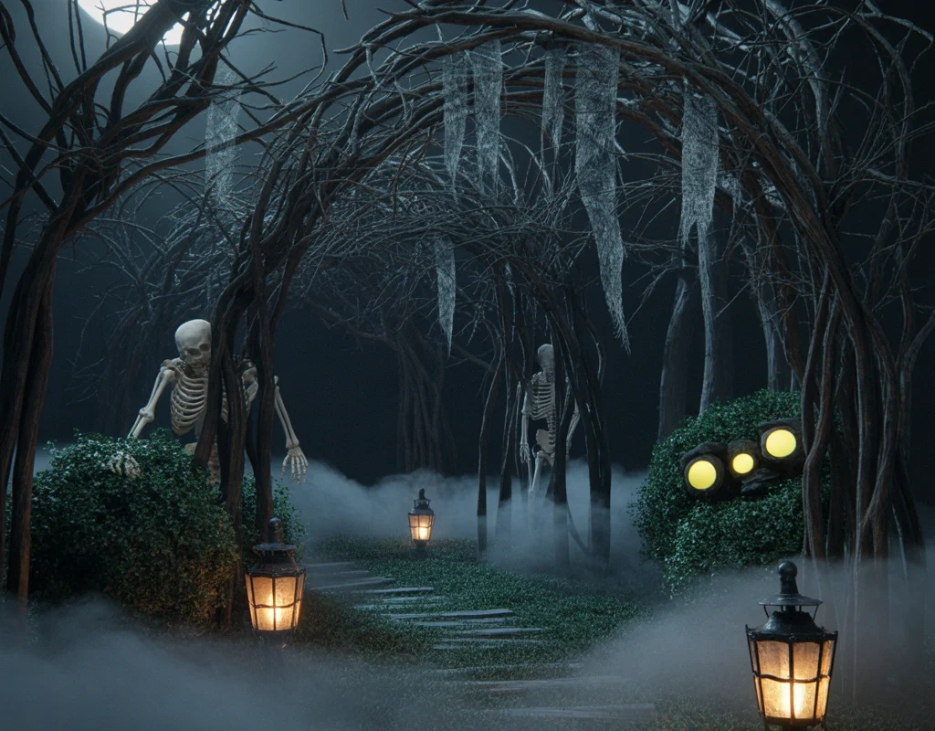 Create a Haunted Forest Walkway