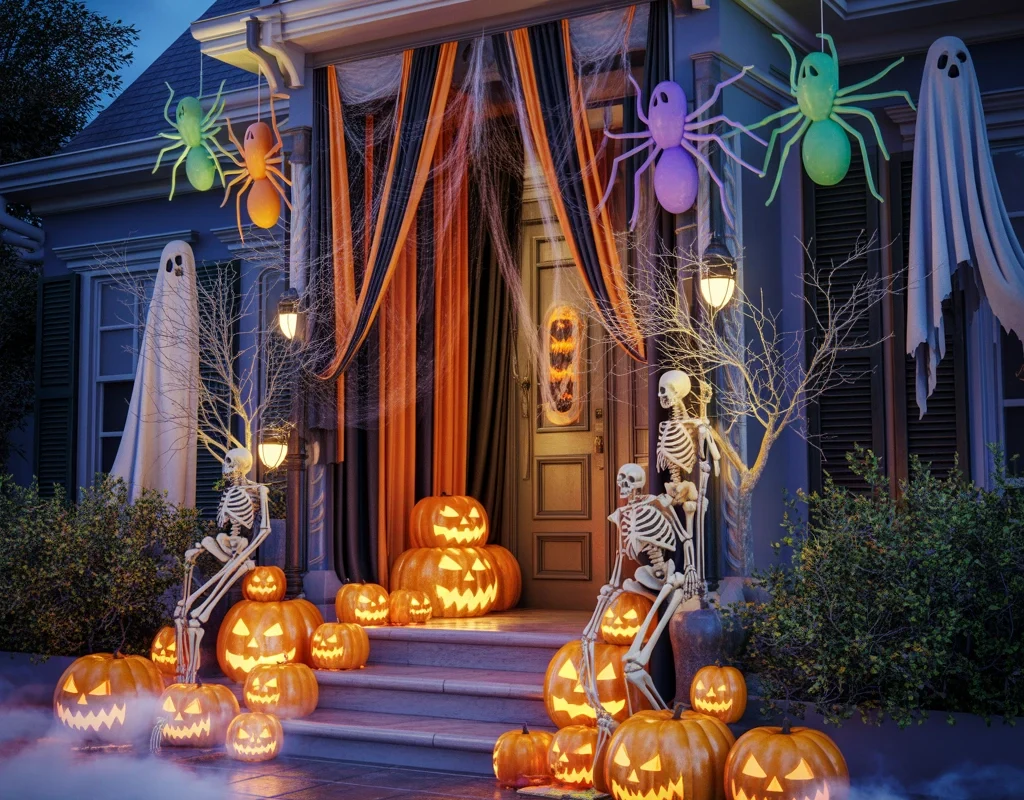 Create a Haunted Halloween Entrance