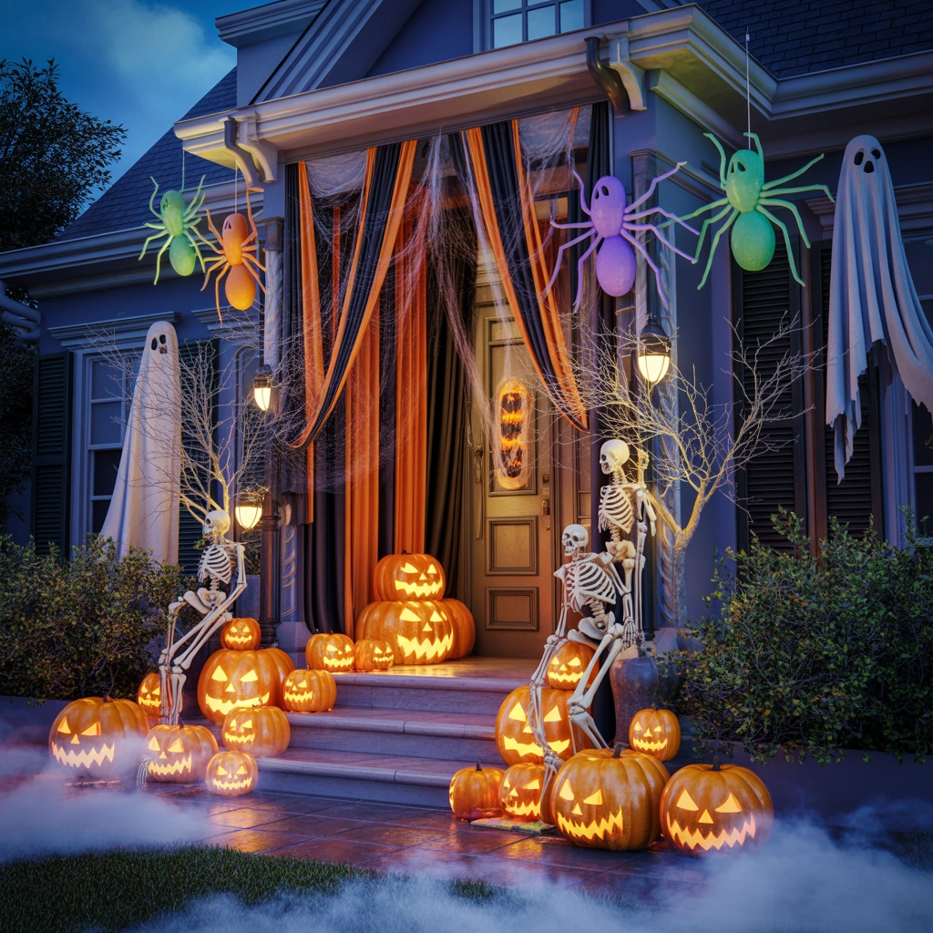 Create a Haunted Halloween Entrance