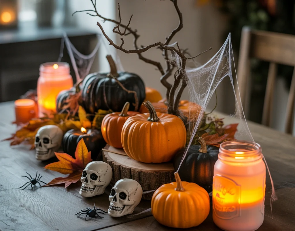 Create a Homemade Halloween Table Centerpiece