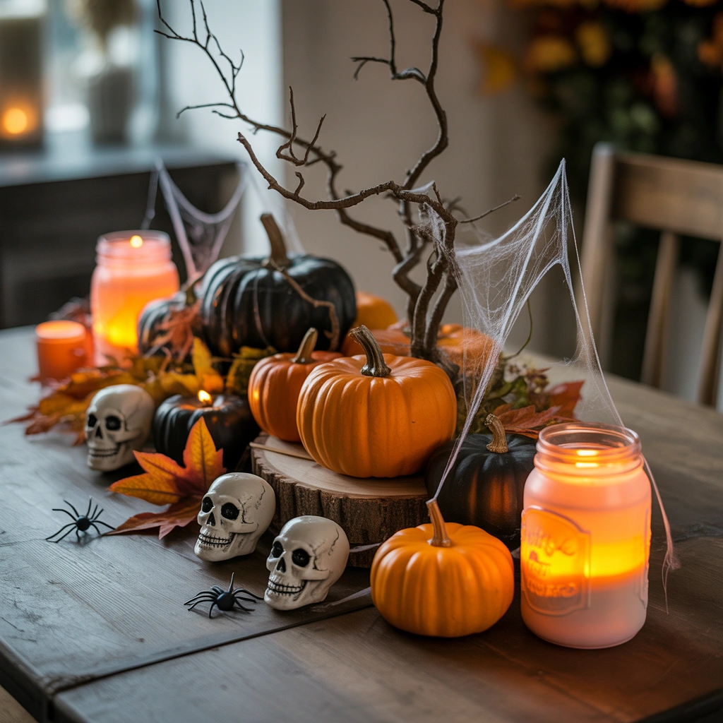 Create a Homemade Halloween Table Centerpiece