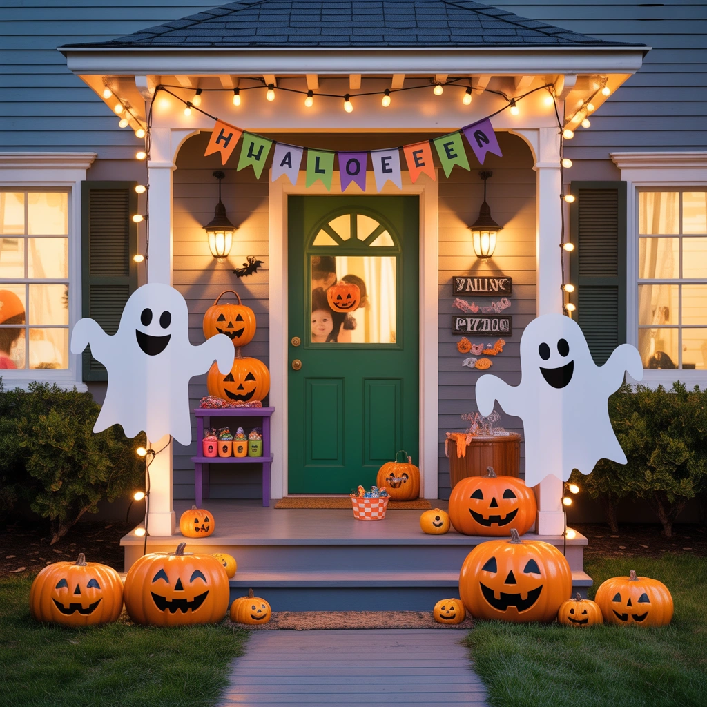 Create a Kid Friendly Trick or Treat Porch