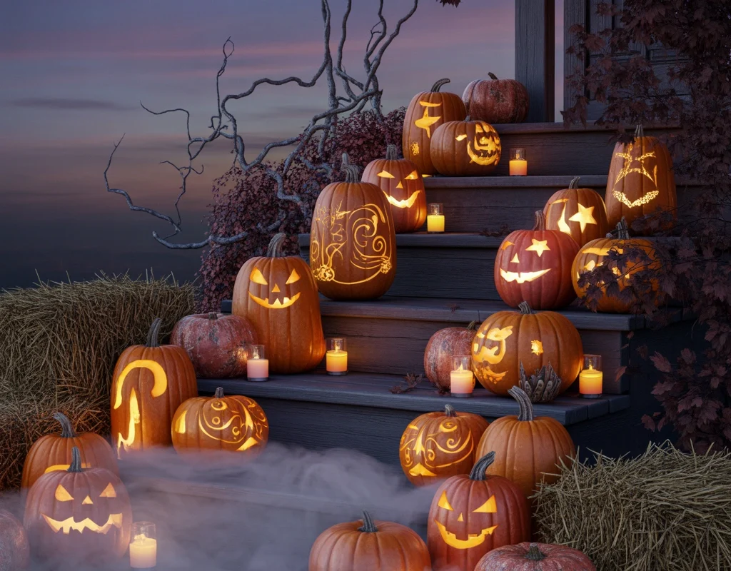 Create a Magical Pumpkin Lantern Display