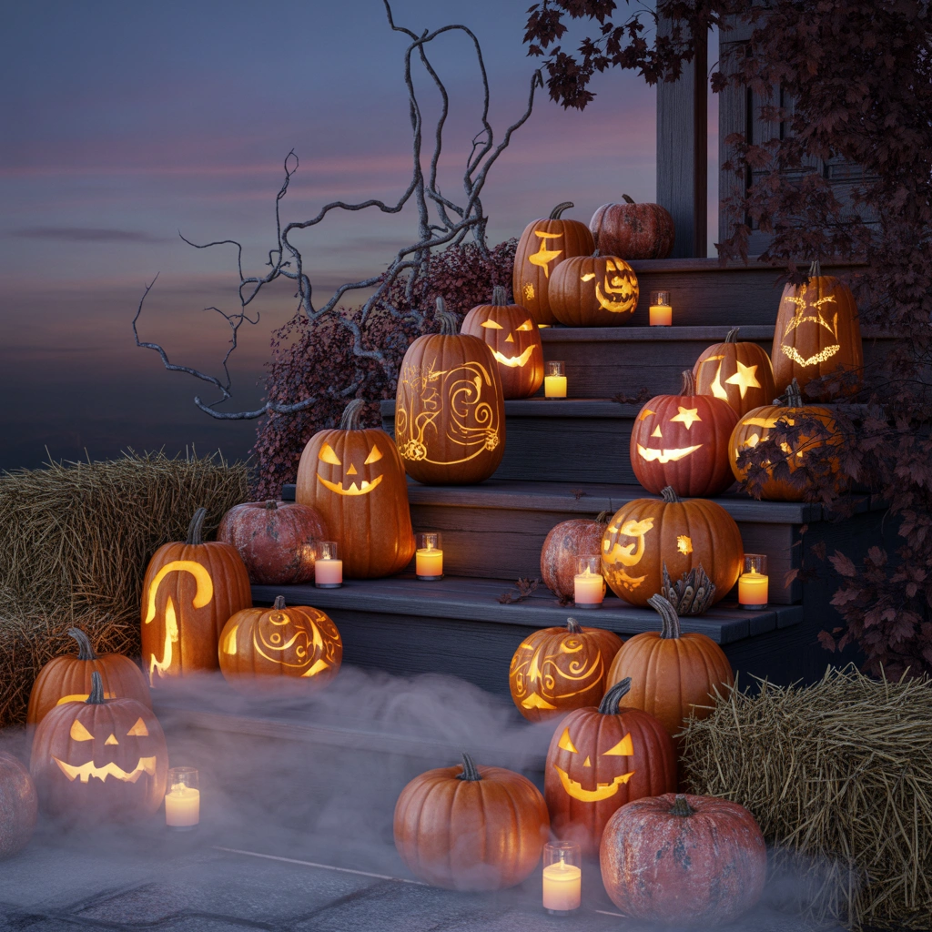 Create a Magical Pumpkin Lantern Display