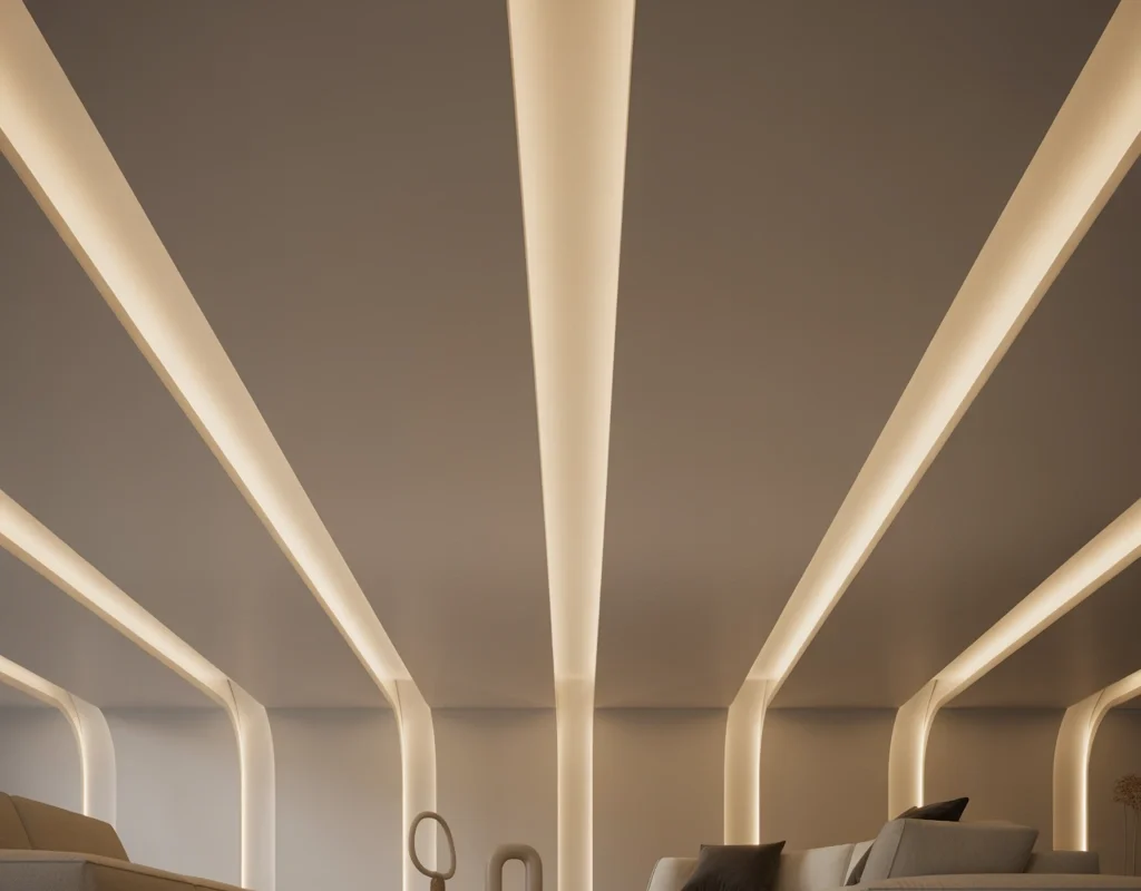 Create a Minimalist Ceiling with Linear Lighting