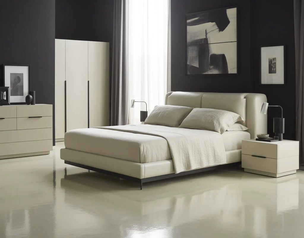Create a Modern Black and White Bedroom