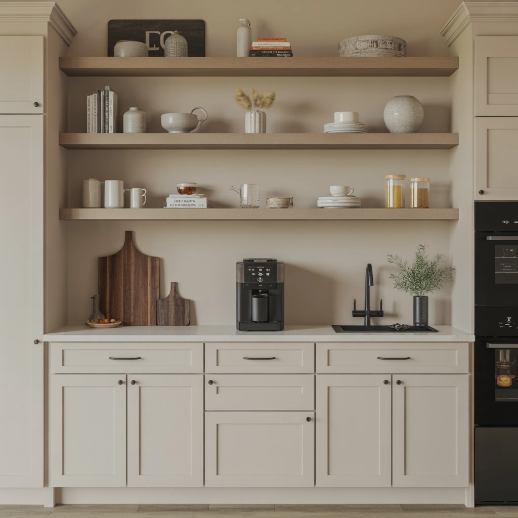 Create a Modern Farmhouse Coffee Bar With Clean and Elegant Design