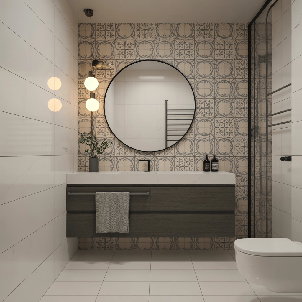 Create a Modern Statement Wall With Decorative Tiles