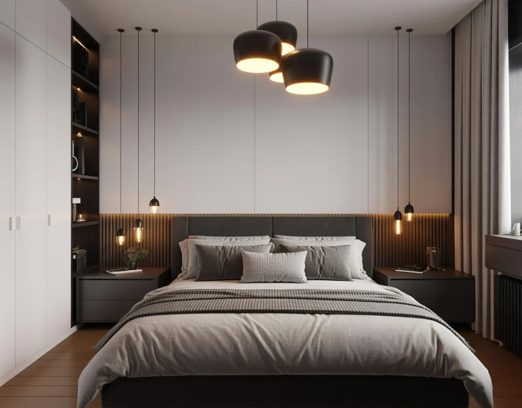 Create a Modern White Bedroom With Black Accents