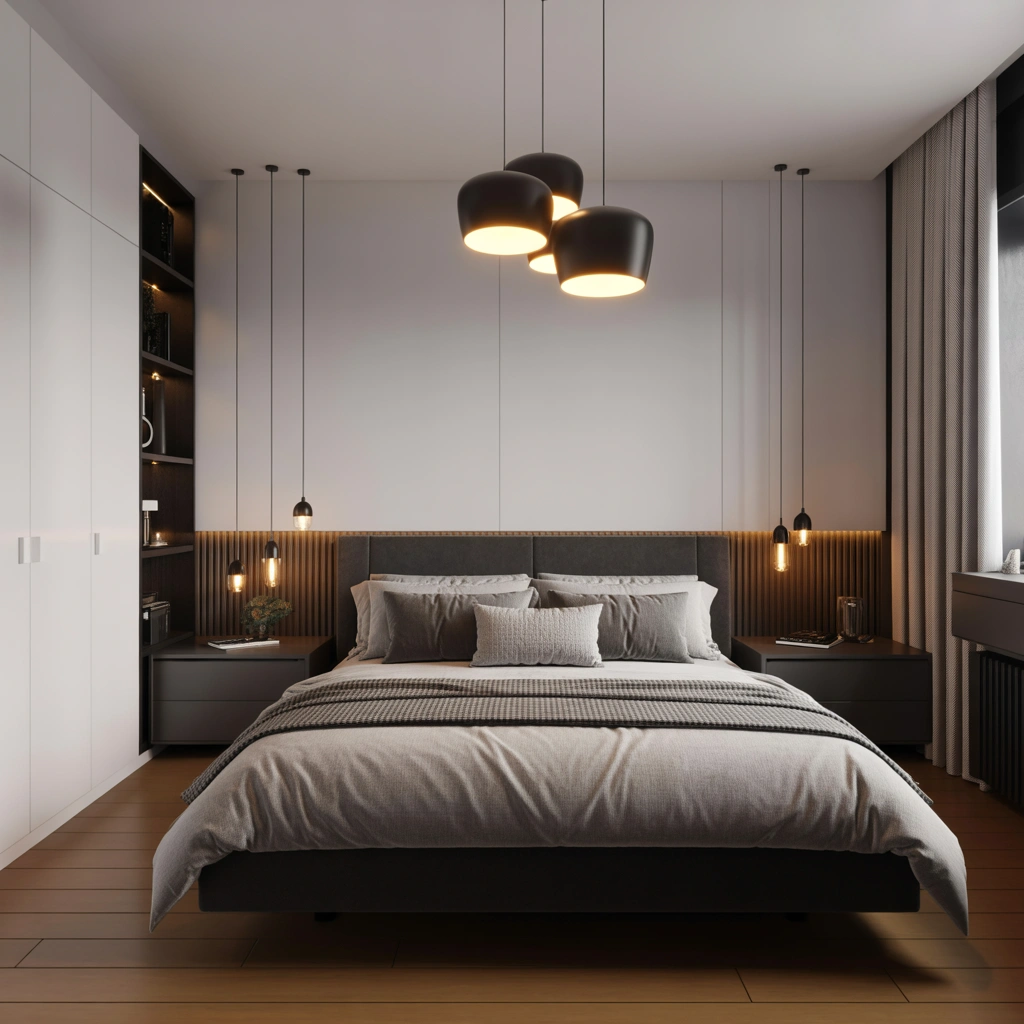 Create a Modern White Bedroom With Black Accents