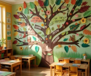 Create a Nature Inspired Classroom Wall Decoration