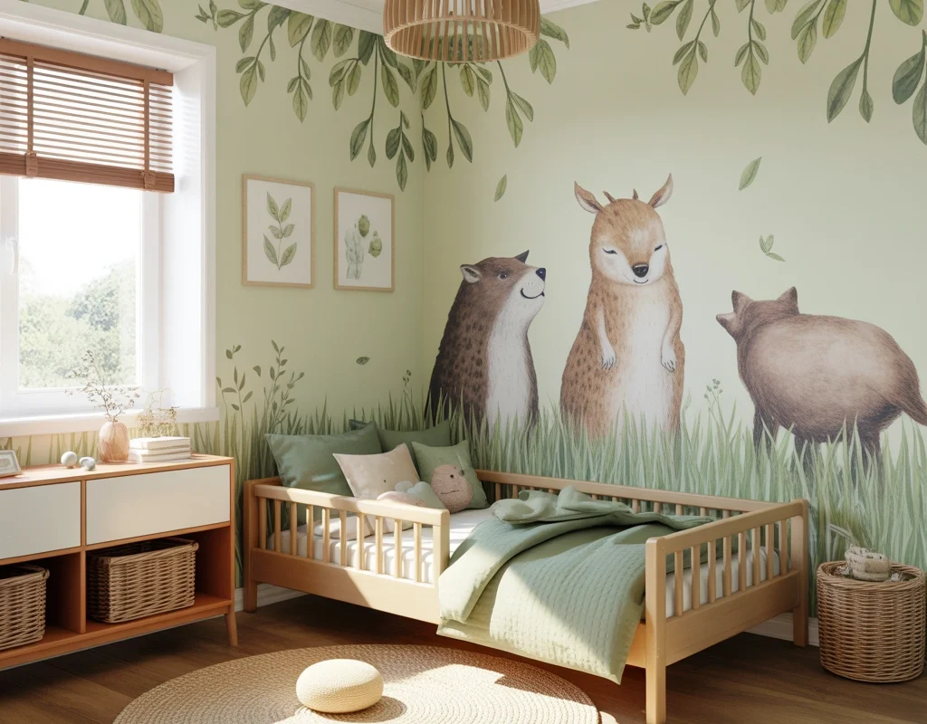 Create a Nature Inspired Toddler Girls Bedroom