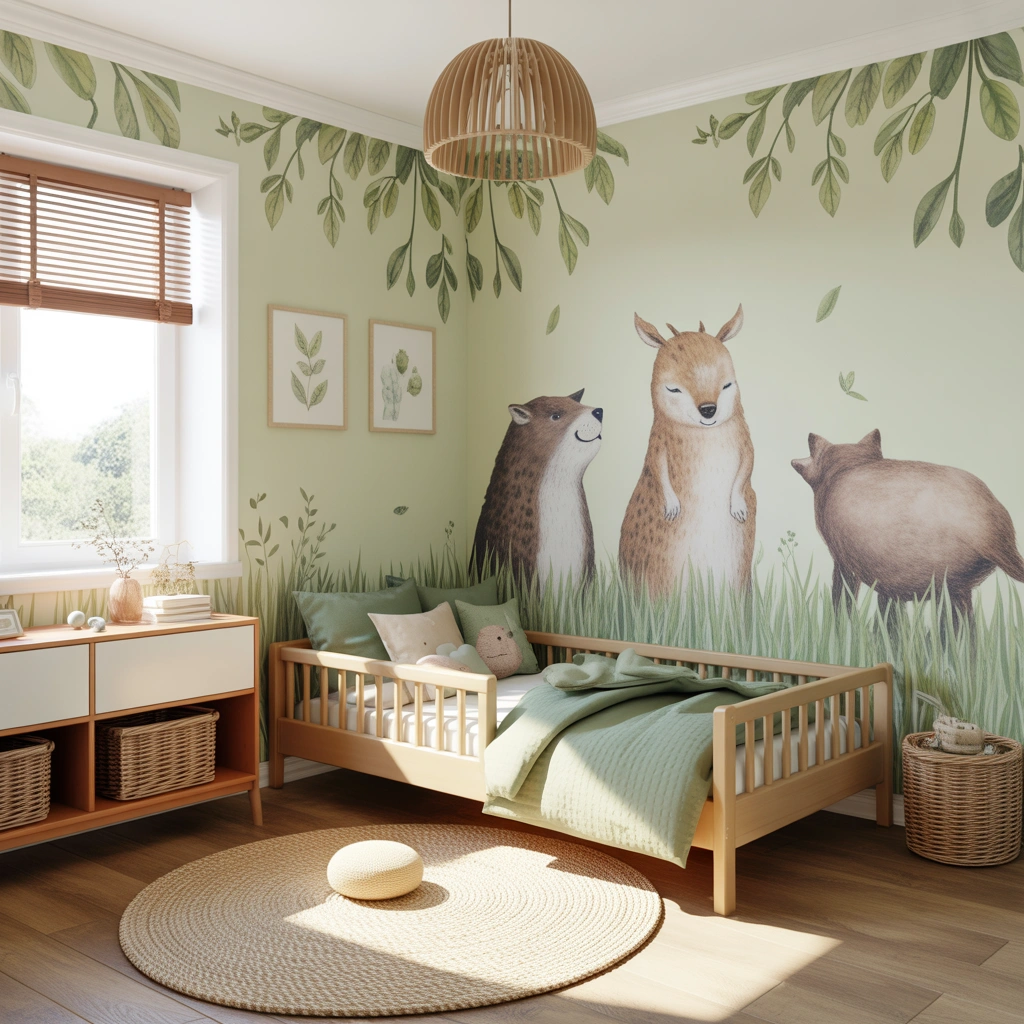 Create a Nature Inspired Toddler Girls Bedroom