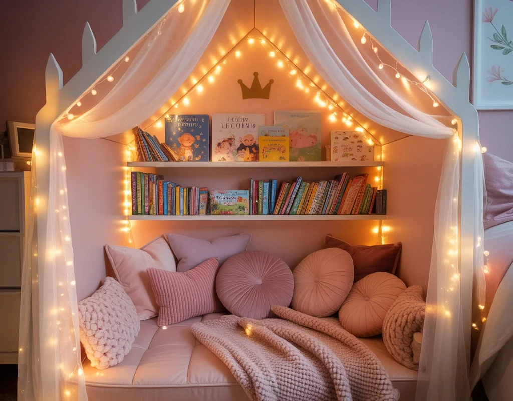 Create a Princess Castle Reading Nook