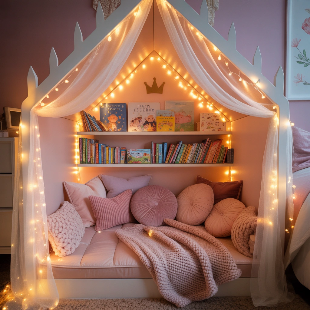 Create a Princess Castle Reading Nook