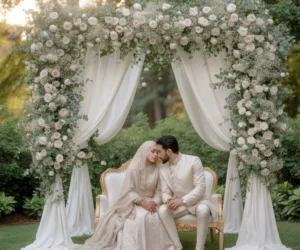 Create a Romantic Floral Nikkah Arch