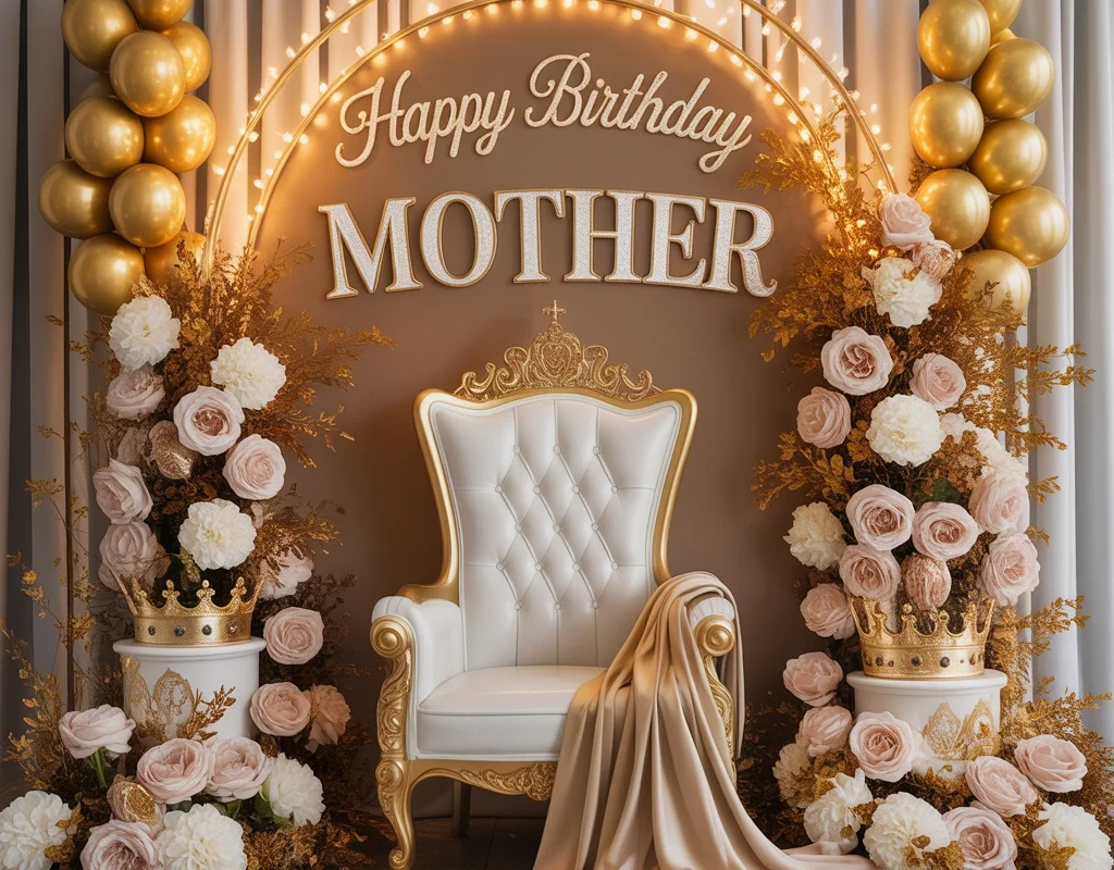 Create a Royal Queen Themed Birthday Decoration