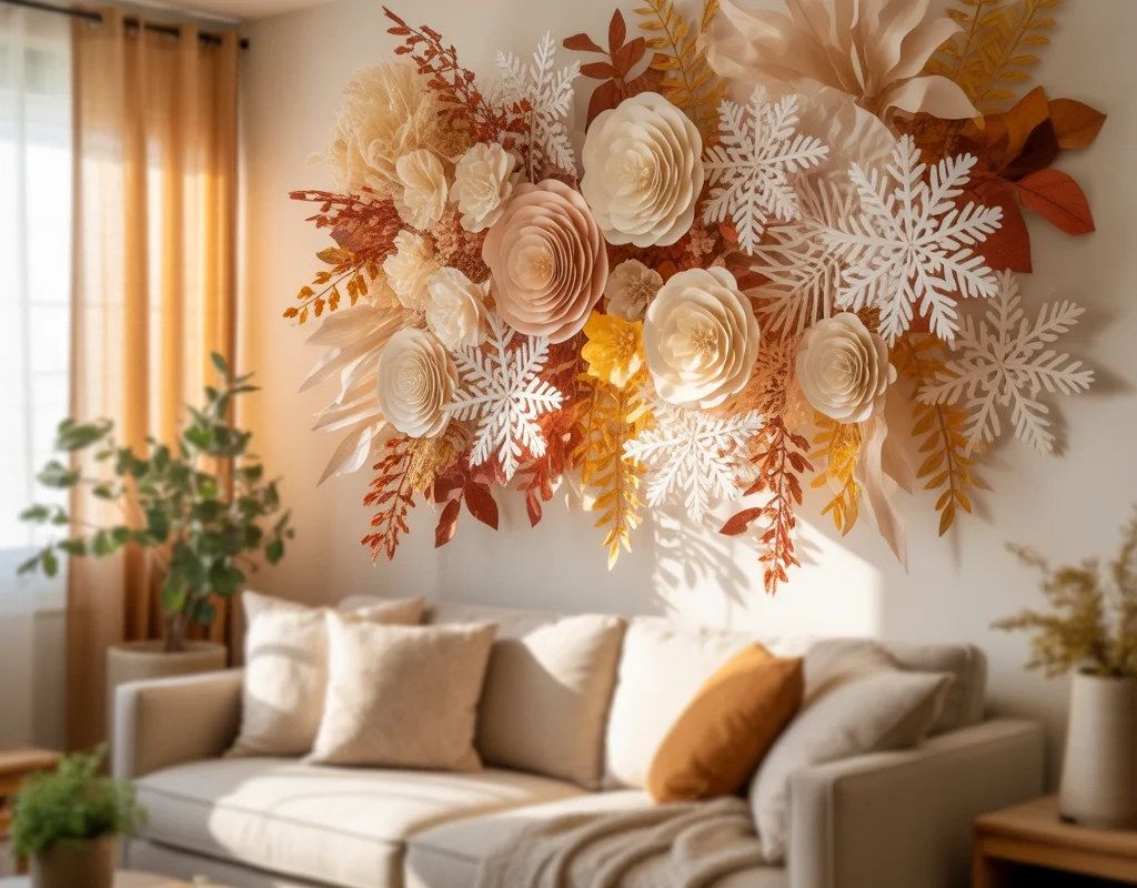 Create a Seasonal Paper Wall Decoration That You Can Change Throughout the Year