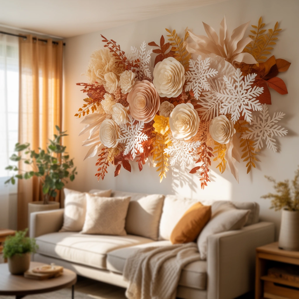 Create a Seasonal Paper Wall Decoration That You Can Change Throughout the Year