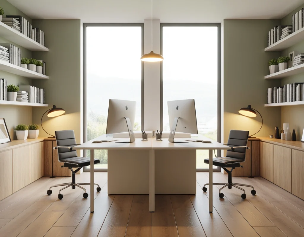 Create a Shared Home Office for Two People