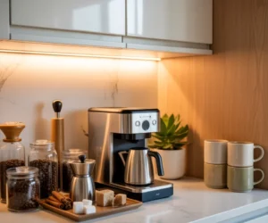 Create a Simple Kitchen Countertop Coffee Bar 1024x800
