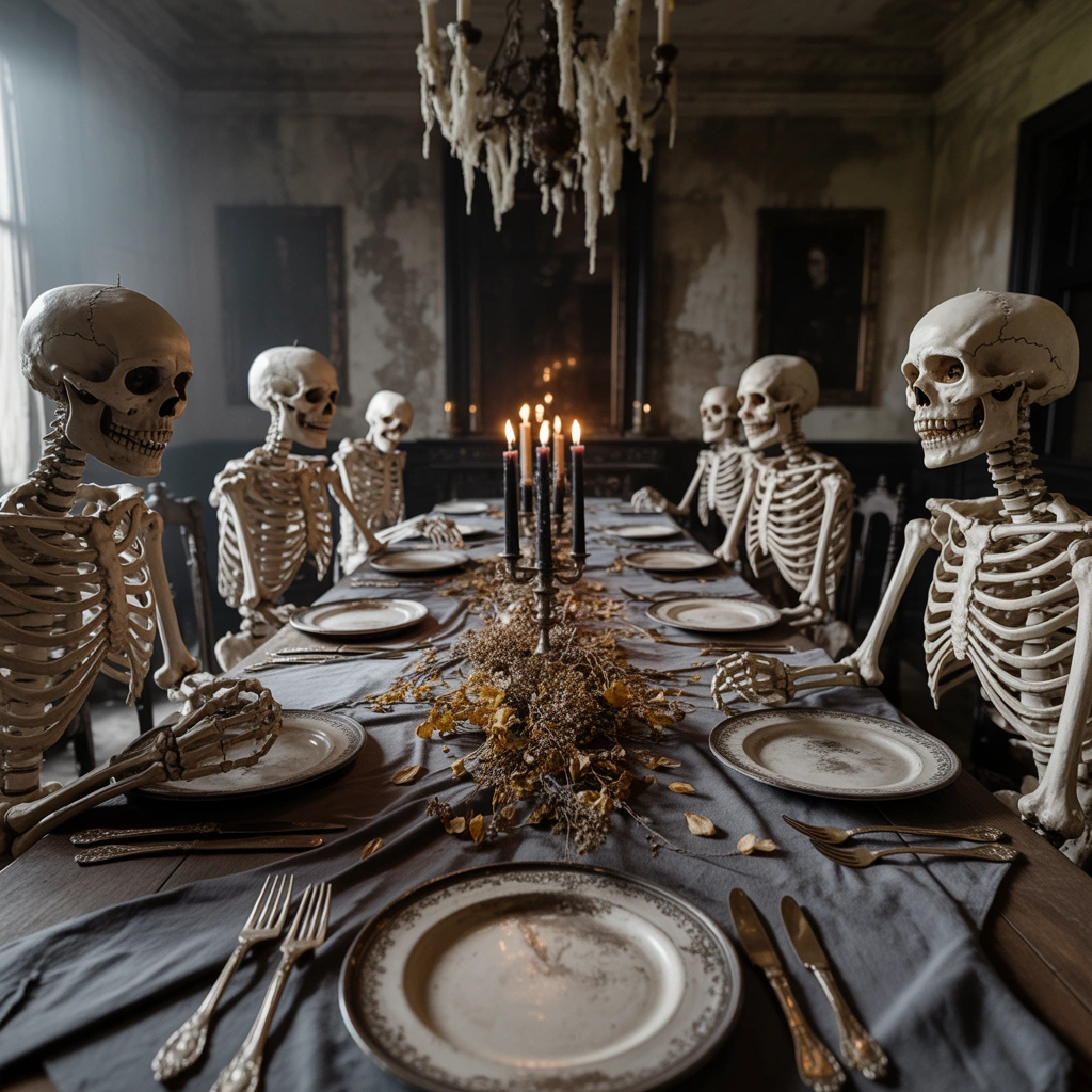 Create a Skeleton Dinner Party