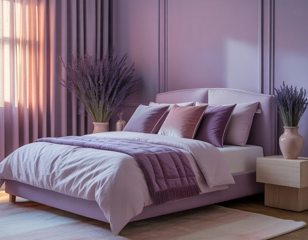 Create a Soft Lavender Bedroom