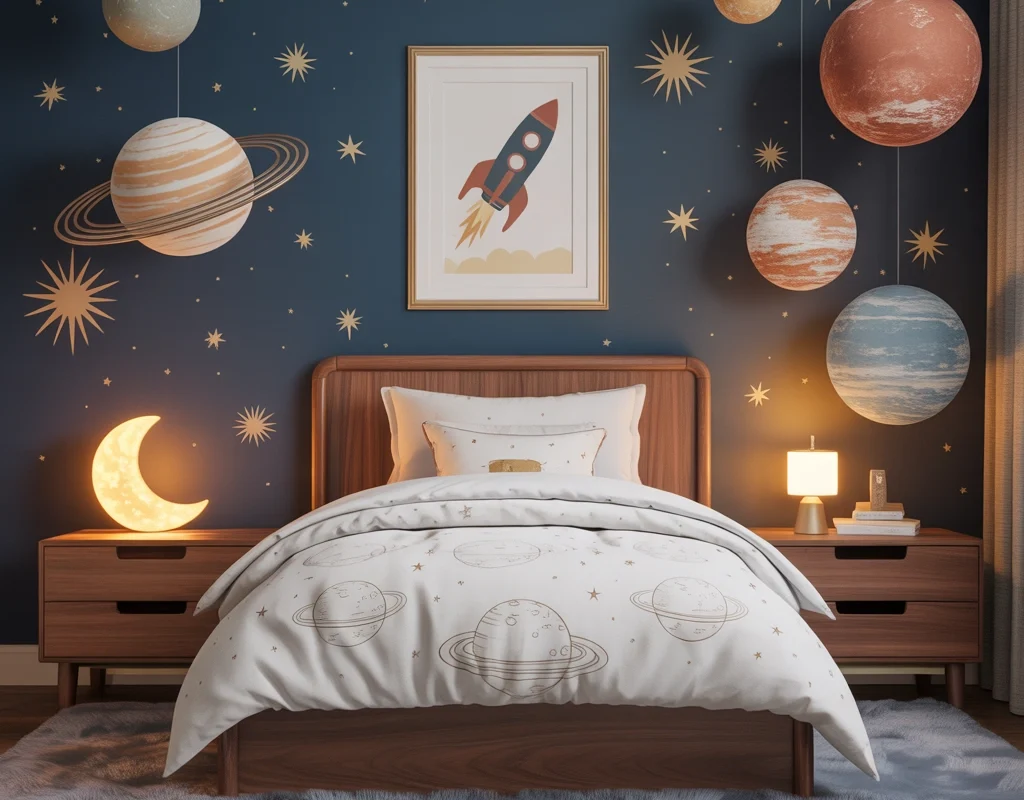 Create a Space and Rocket Bedroom