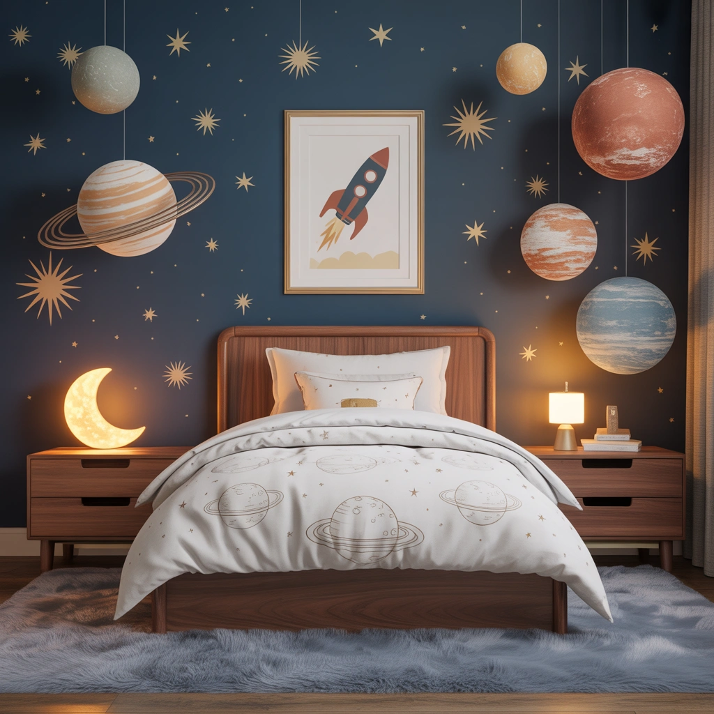 Create a Space and Rocket Bedroom