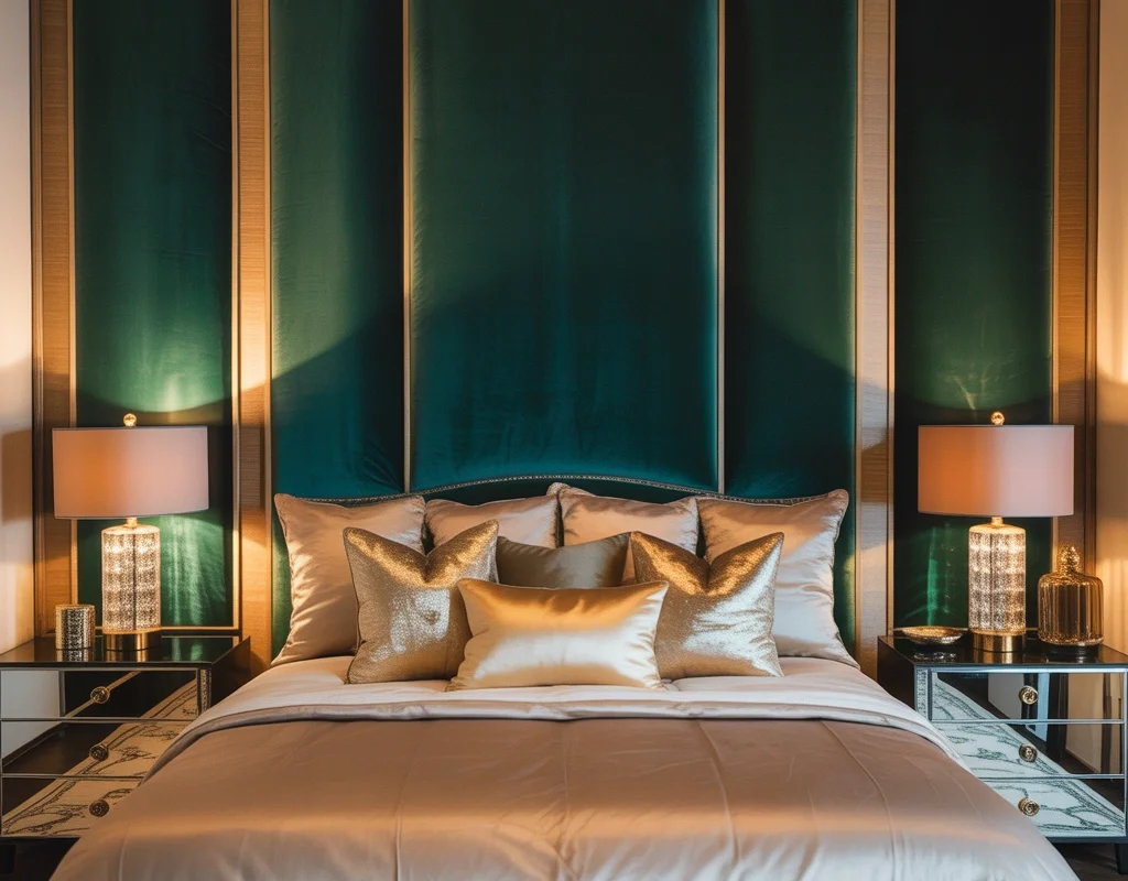 Create a Statement Wall Behind the Bed
