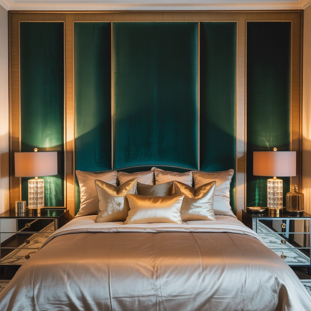Create a Statement Wall Behind the Bed