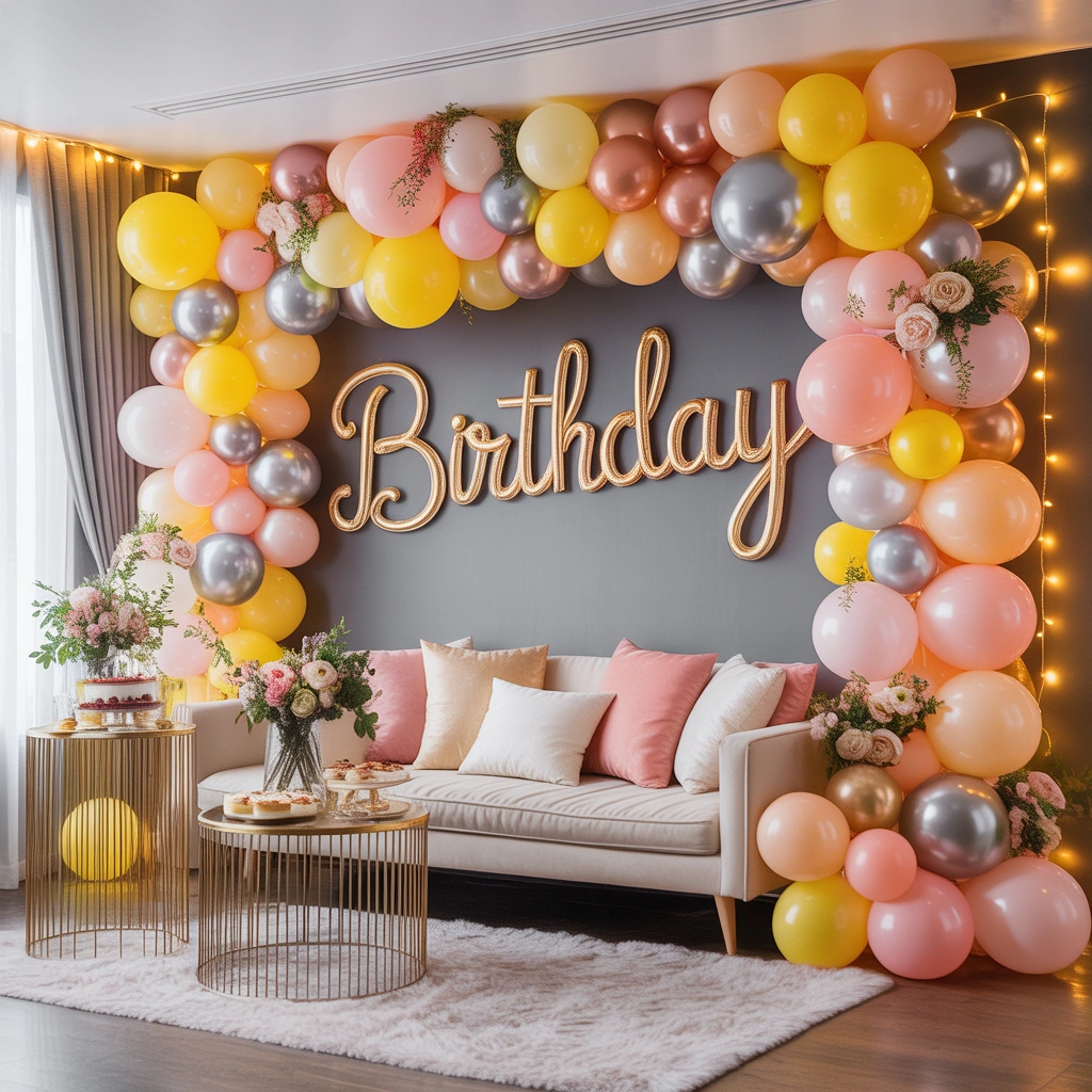 Create a Stunning Birthday Balloon Decoration Wall