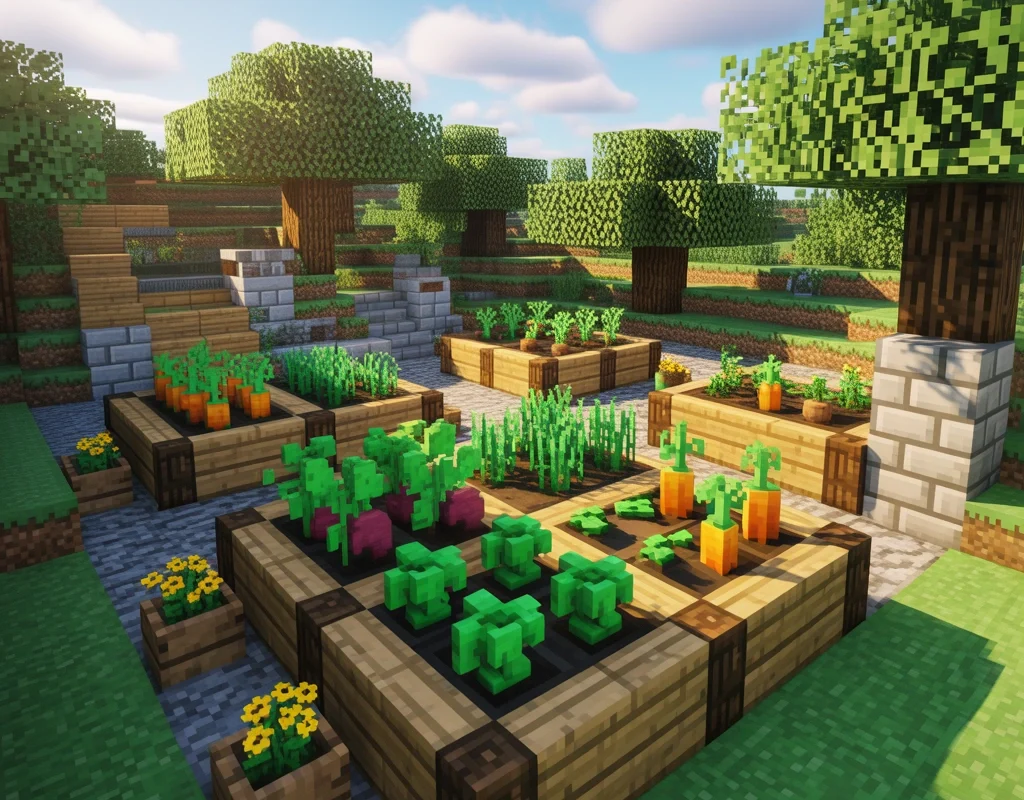 Create a Vegetable and Herb Garden