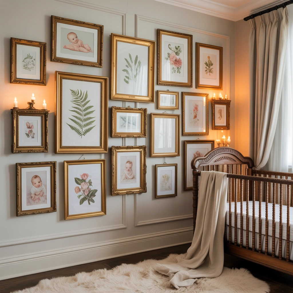 Create a Vintage Gallery Wall With Meaningful Artwork